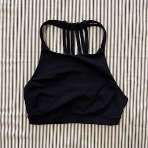 Lululemon Black Halter Sports Bra